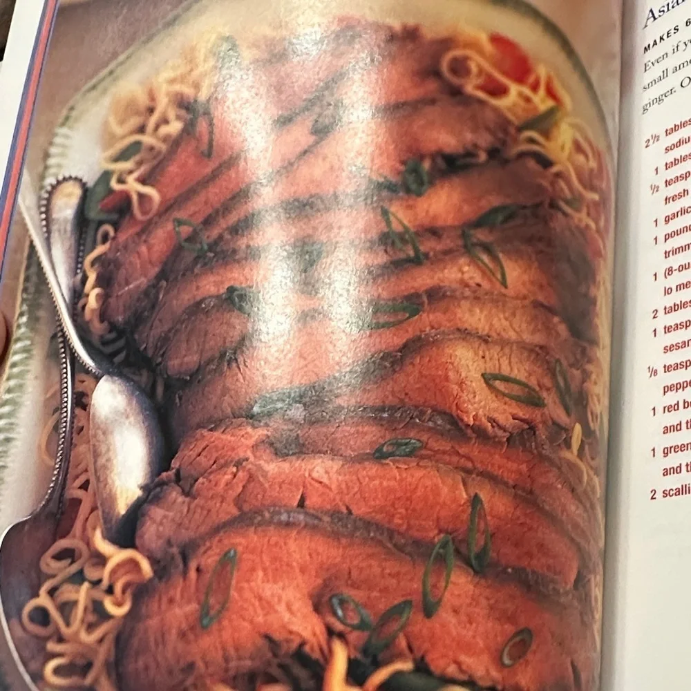 Weight Watchers Meals in Minutes Cookbook with Red and Blue Accents
